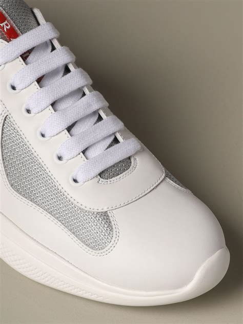 white prada sneakers for men|men Prada sneakers on sale.